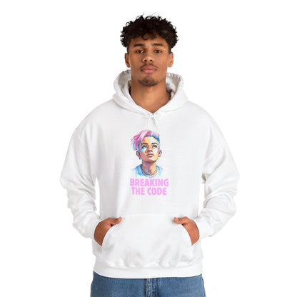 Breaking the Code - Trans Colors - Hoodie - Hoodie - The Lucky Wombat