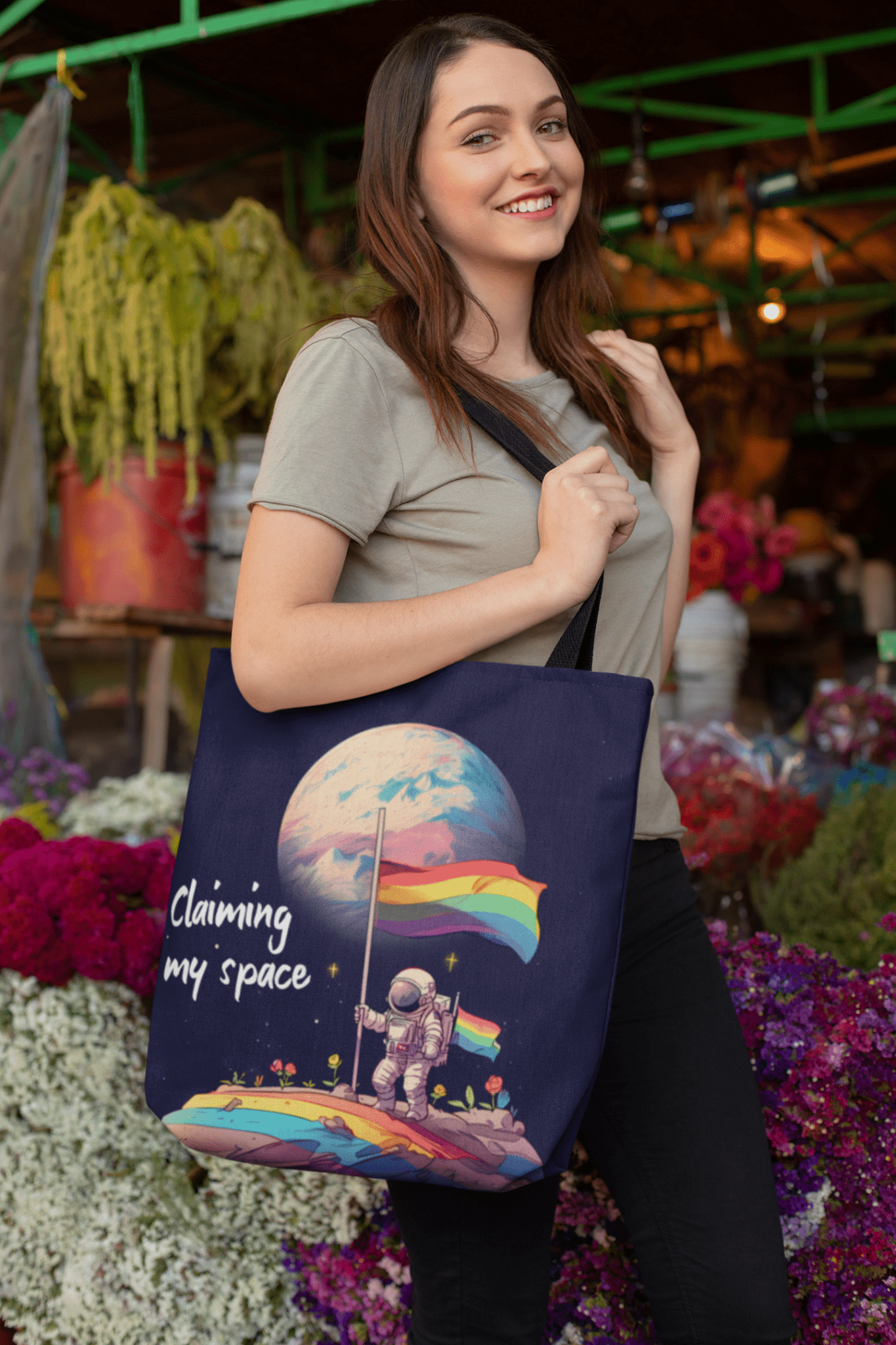 Claiming My Space Tote Bag - Accessories - The Lucky Wombat