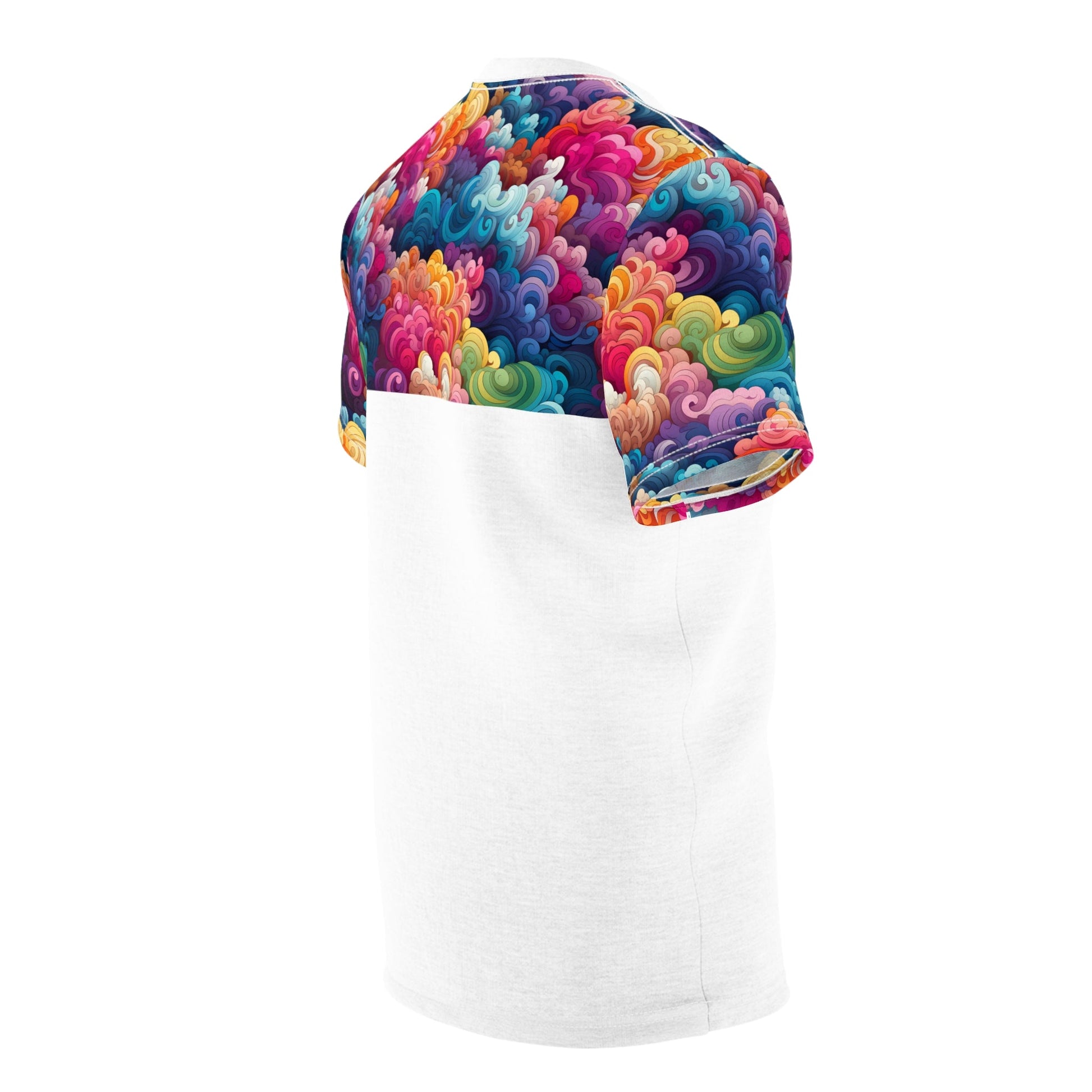 Colorful Clouds "Love" - Unisex T-shirt - All Over Prints - The Lucky Wombat