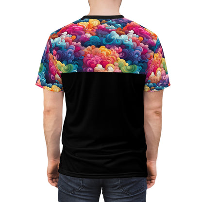 Colorful Clouds "Love" - Unisex T-shirt - All Over Prints - The Lucky Wombat