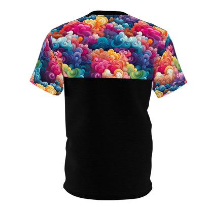 Colorful Clouds "Love" - Unisex T-shirt - All Over Prints - The Lucky Wombat