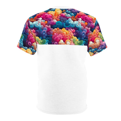 Colorful Clouds "Love" - Unisex T-shirt - All Over Prints - The Lucky Wombat