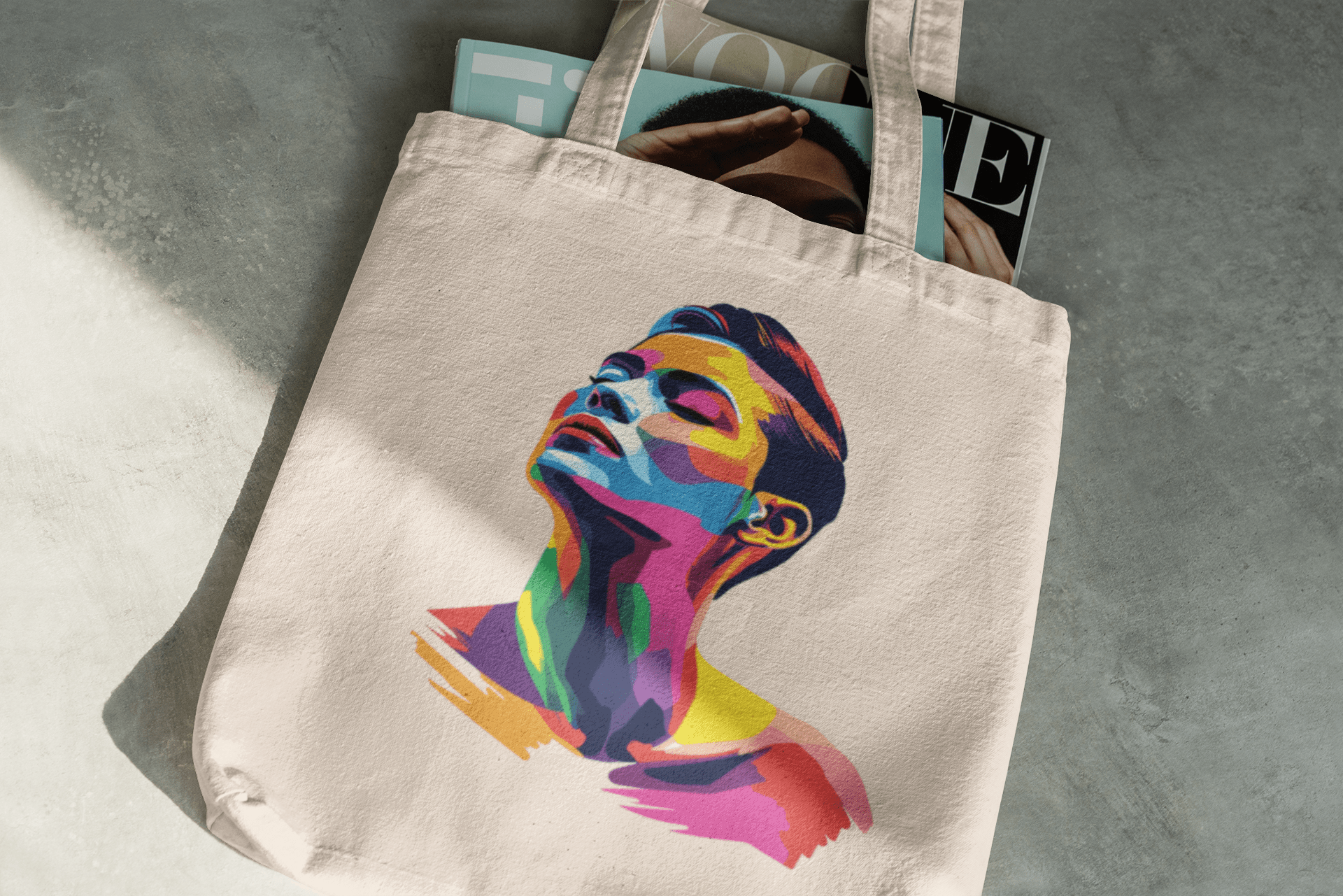 Colorful LGBTQ Girl - Tote Bag - Bags - The Lucky Wombat