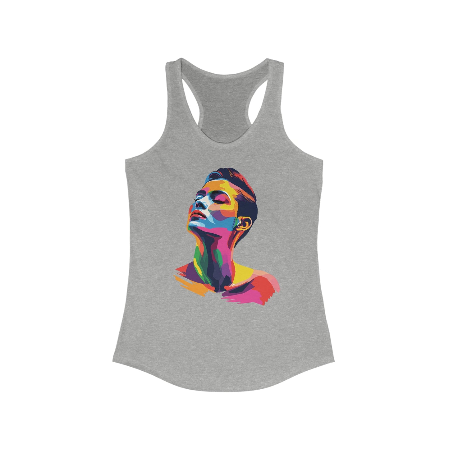 Colorful LGBTQ Girl - Women's Tank Top - Tank Top - The Lucky Wombat