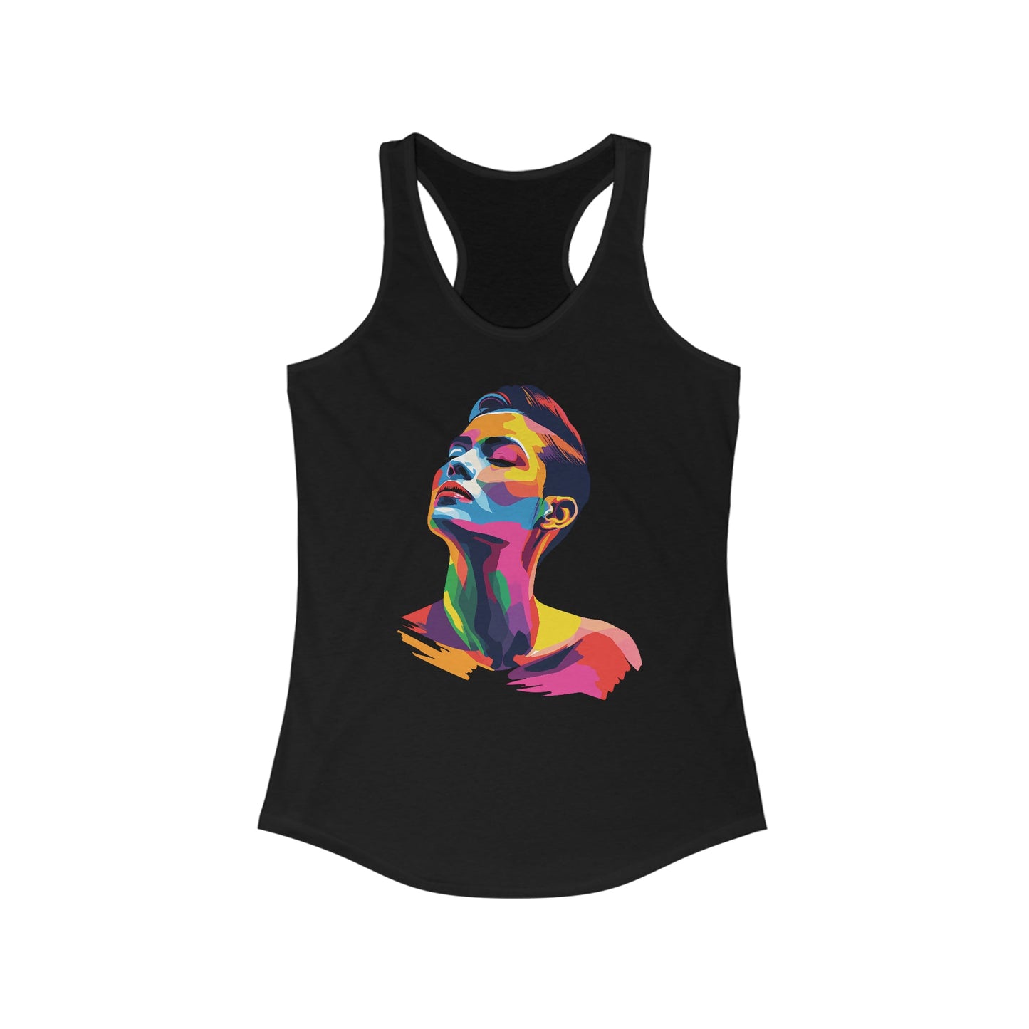 Colorful LGBTQ Girl - Women's Tank Top - Tank Top - The Lucky Wombat