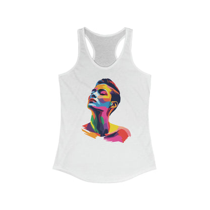 Colorful LGBTQ Girl - Women's Tank Top - Tank Top - The Lucky Wombat