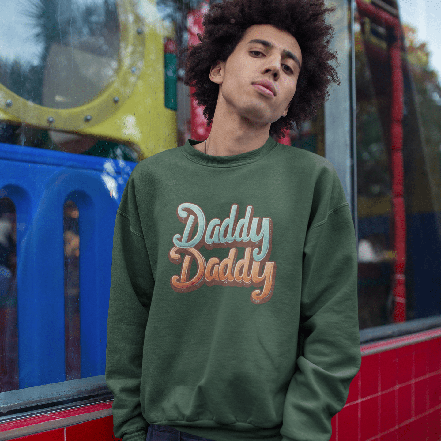 Daddy Daddy Unisex Sweatshirt - Sweatshirt - The Lucky Wombat