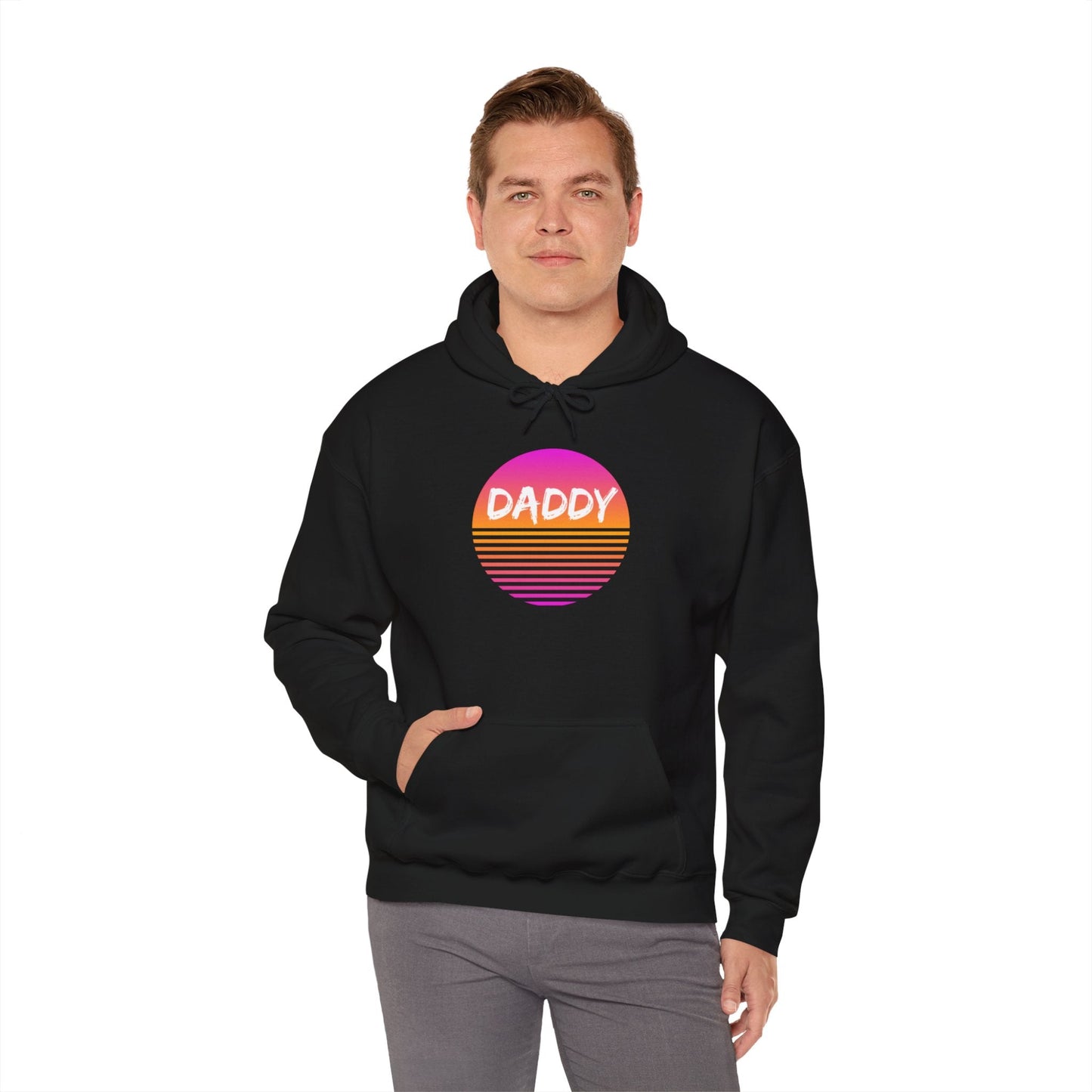 Daddy Unisex Hoodie - Sunrise - Hoodie - The Lucky Wombat