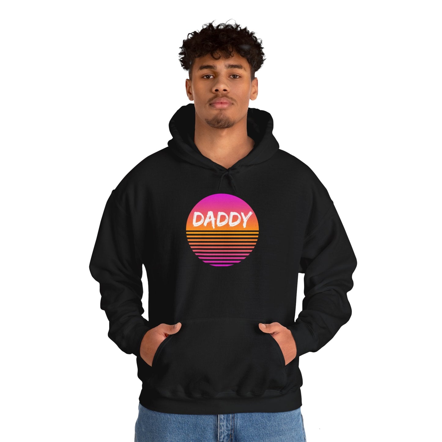 Daddy Unisex Hoodie - Sunrise - Hoodie - The Lucky Wombat