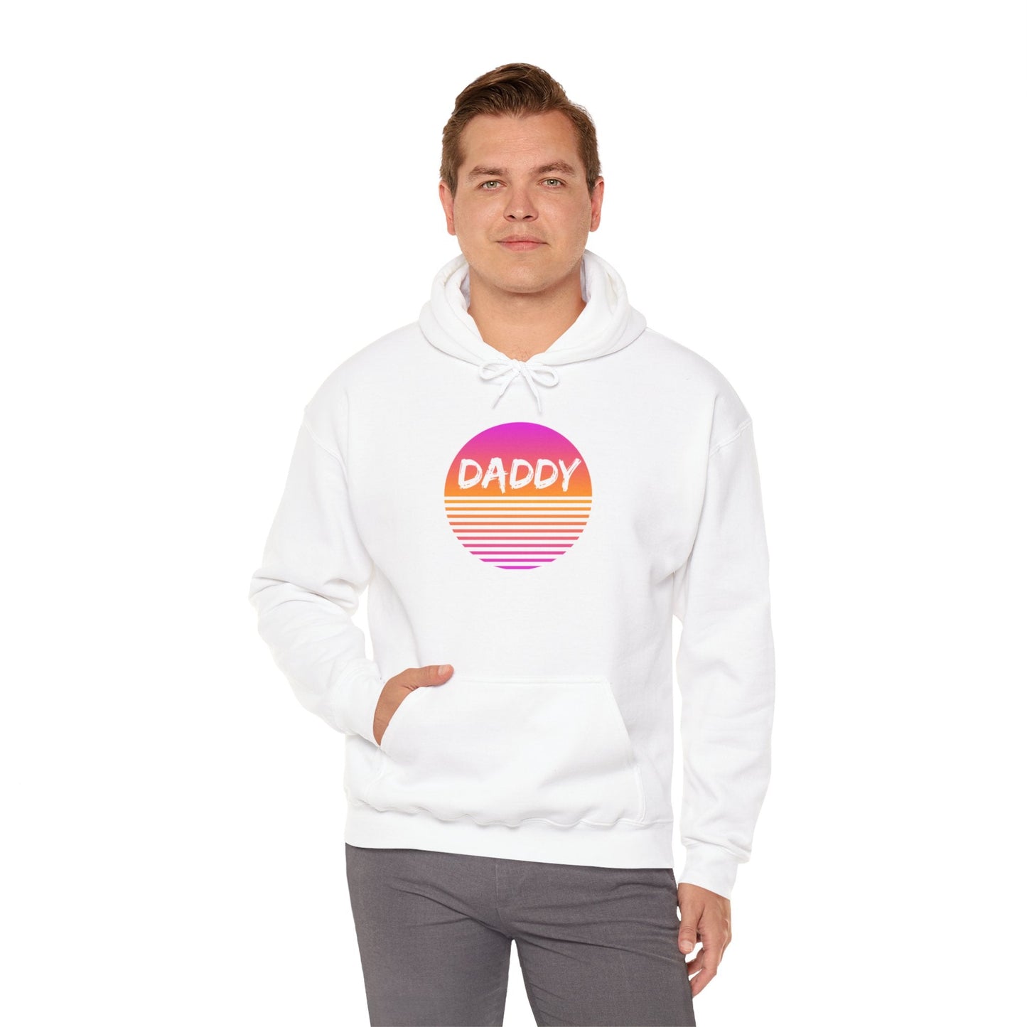 Daddy Unisex Hoodie - Sunrise - Hoodie - The Lucky Wombat