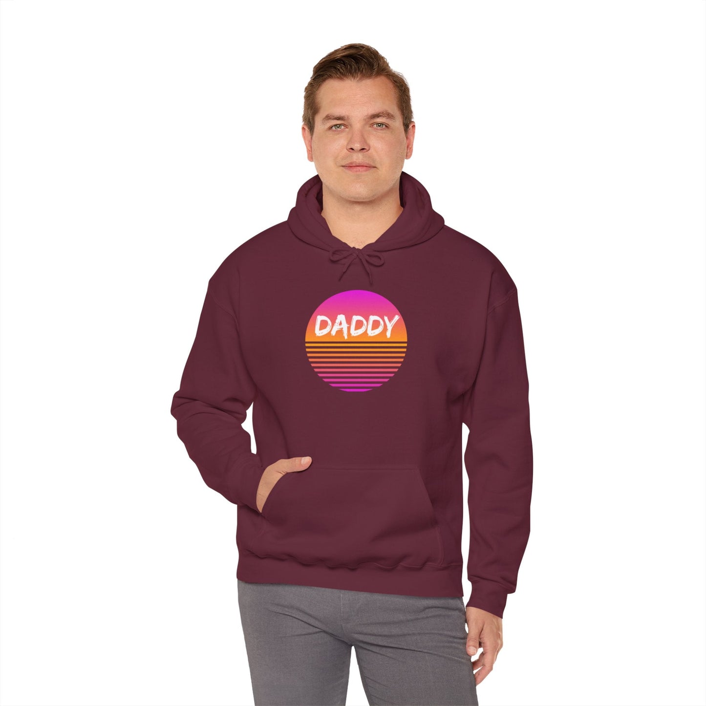 Daddy Unisex Hoodie - Sunrise - Hoodie - The Lucky Wombat