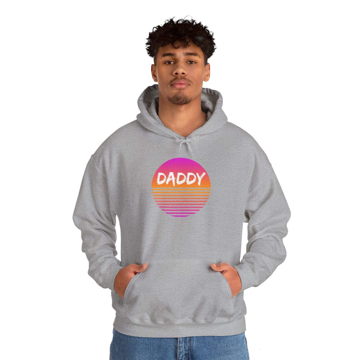 Daddy Unisex Hoodie - Sunrise - Hoodie - The Lucky Wombat