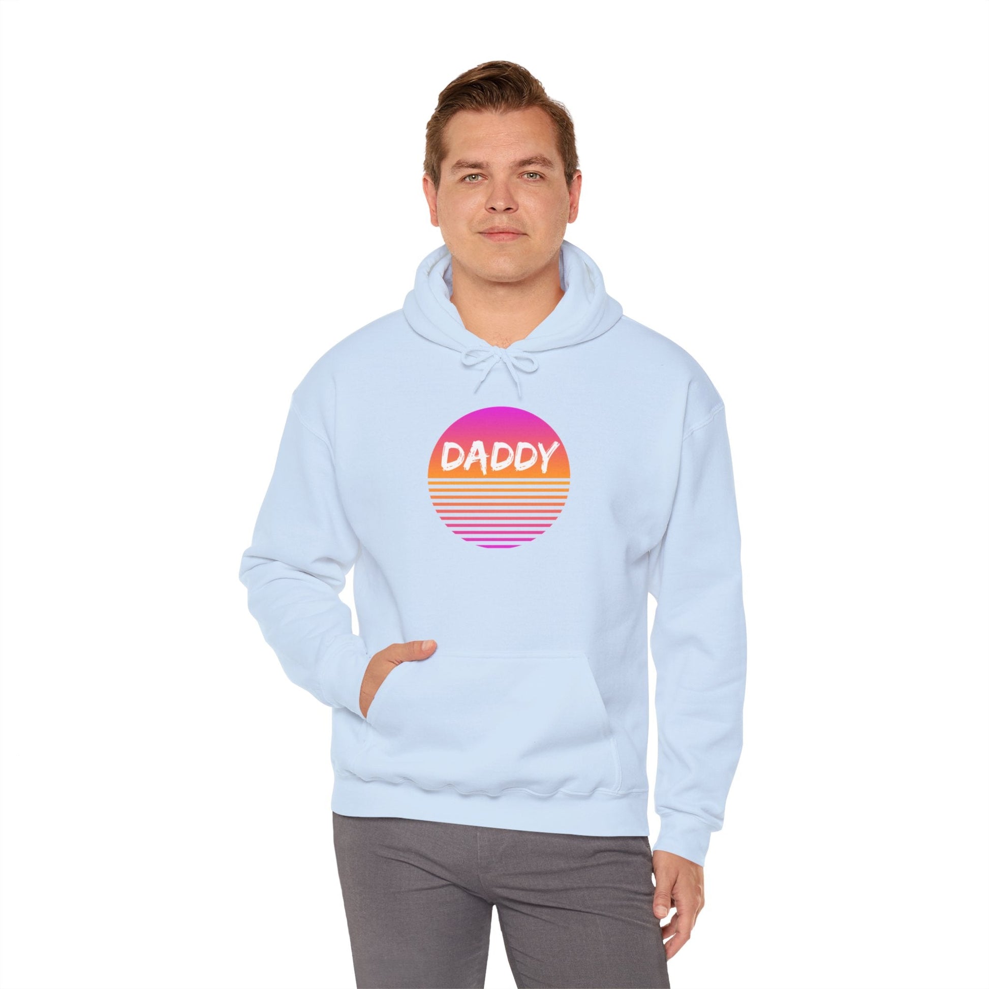 Daddy Unisex Hoodie - Sunrise - Hoodie - The Lucky Wombat