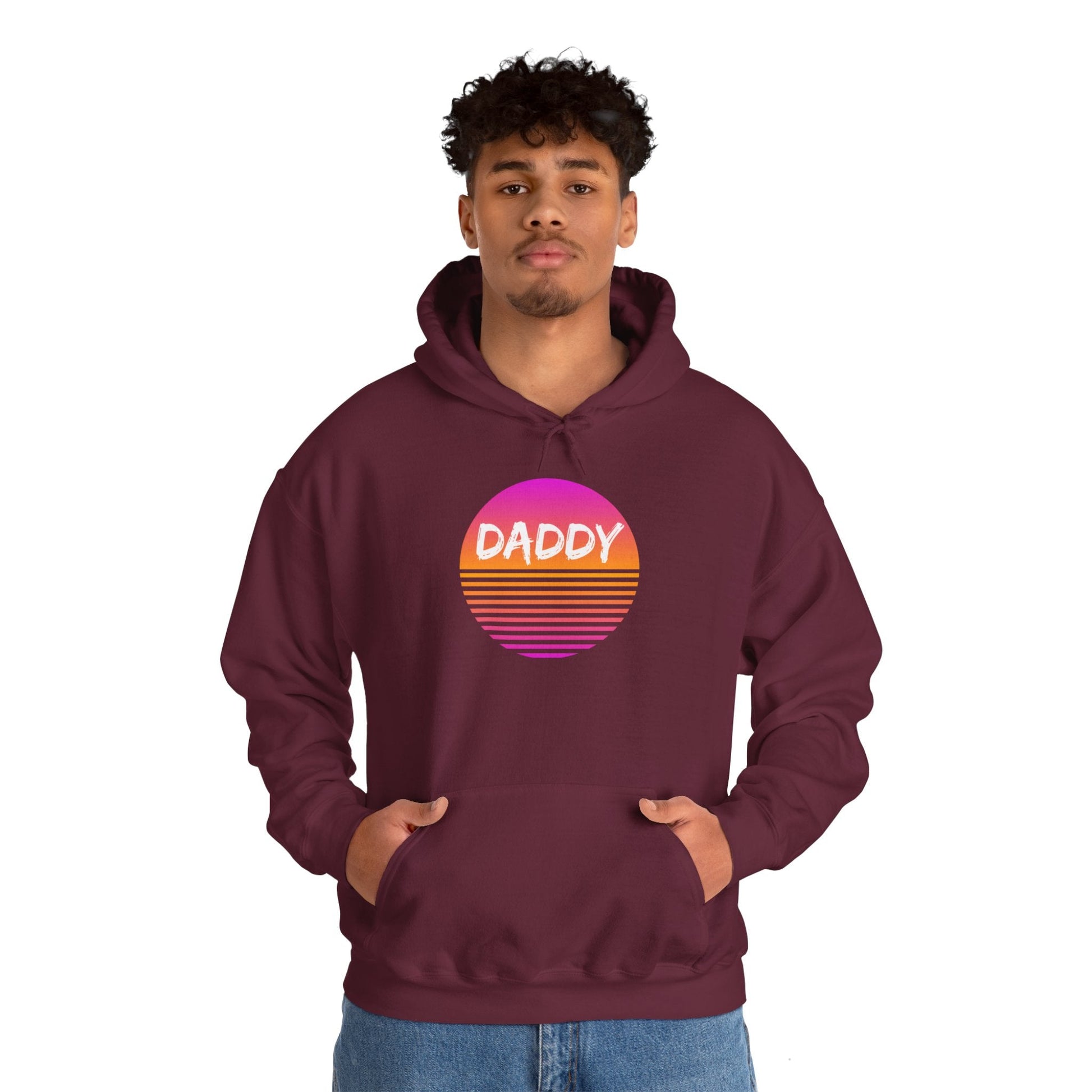 Daddy Unisex Hoodie - Sunrise - Hoodie - The Lucky Wombat