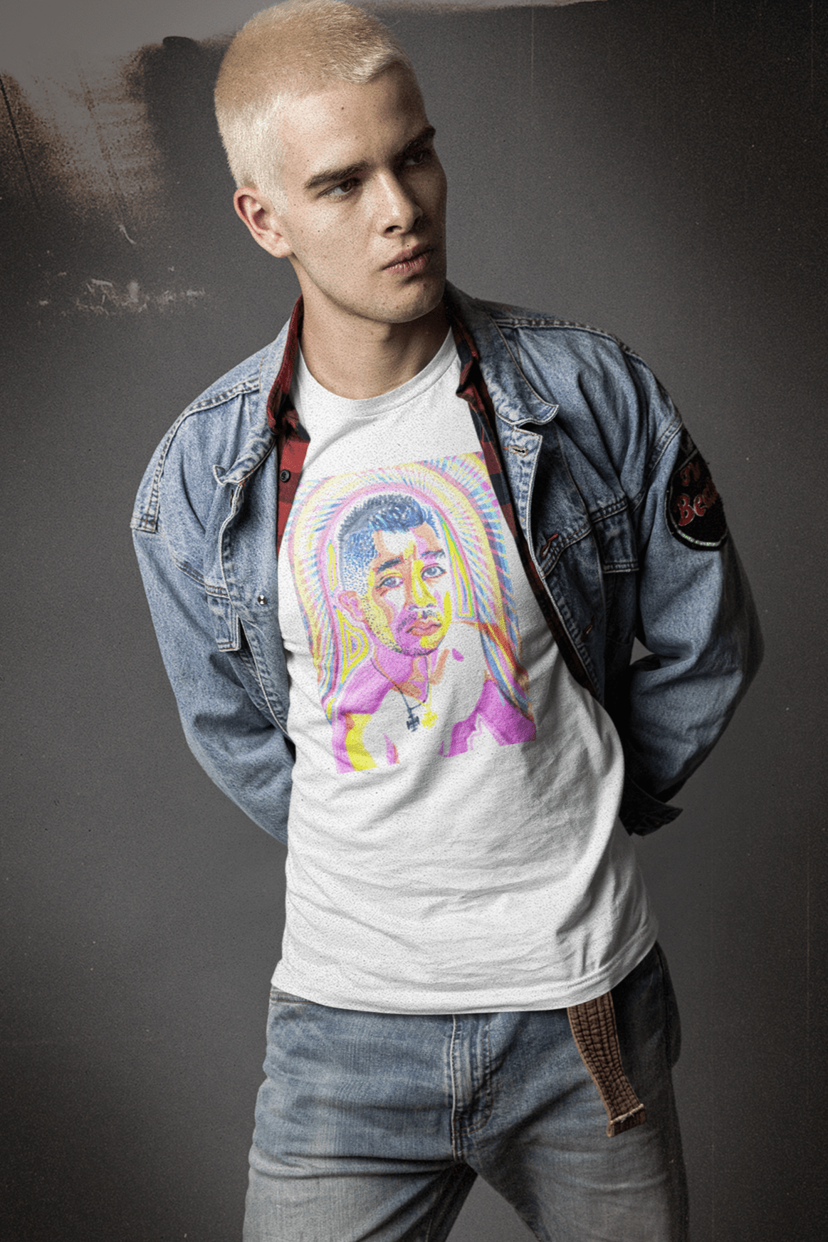 Daniel Portrait Tee | Remi Barbie Collection - T-Shirt - The Lucky Wombat