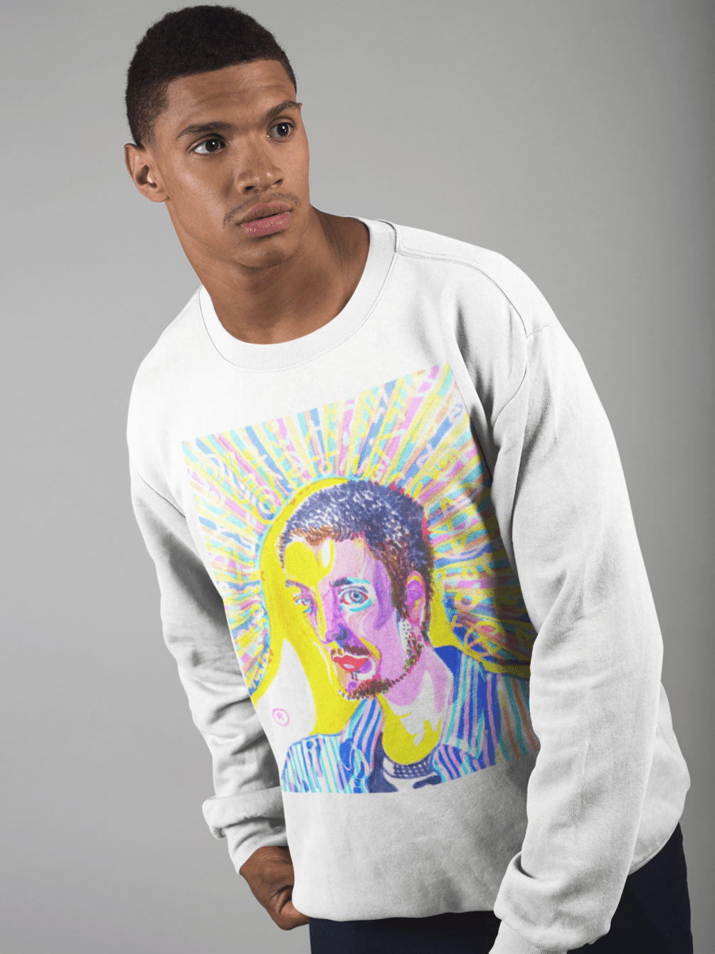 Erik Portrait Sweatshirt | Remi Barbie Collection - Sweatshirt - The Lucky Wombat