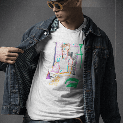 Erik Portrait Tee | Remi Barbie Collection - T-Shirt - The Lucky Wombat