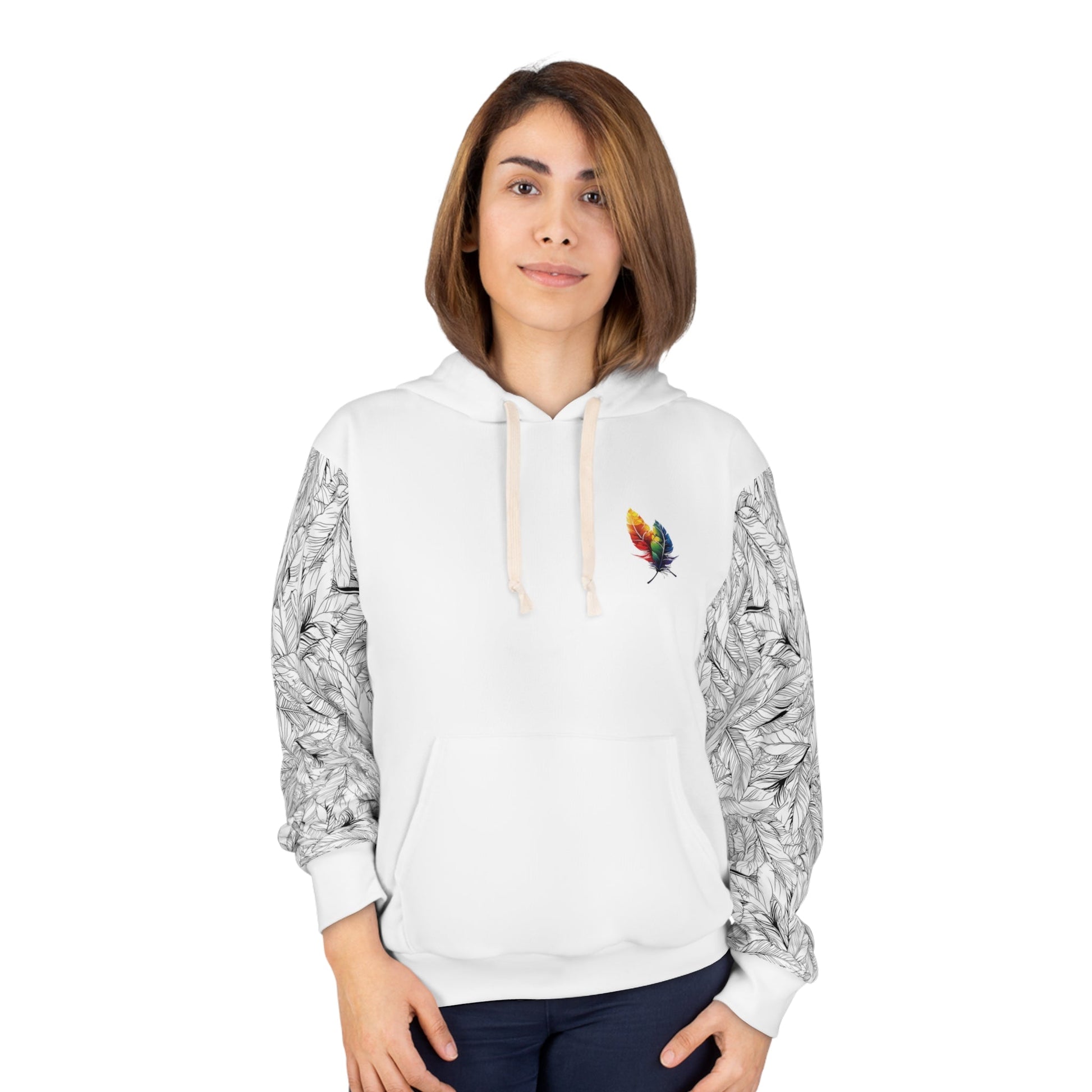 Feathers - Together As One - Unisex hoodie - All Over Prints - The Lucky Wombat