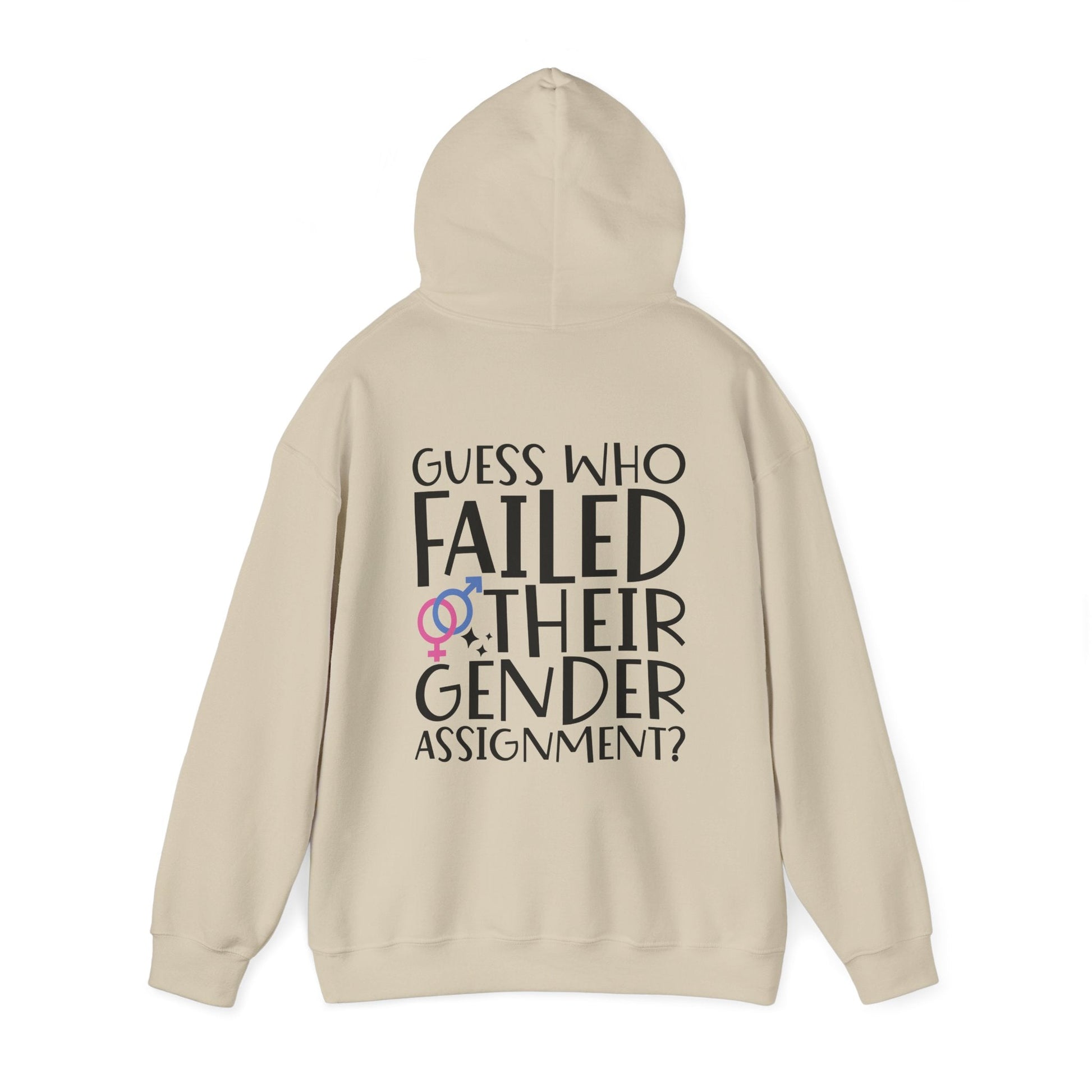 Guess Who Failed Their Gender Assignment Hoodie - Hoodie - The Lucky Wombat