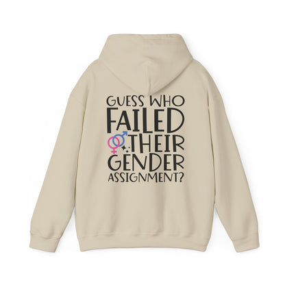 Guess Who Failed Their Gender Assignment Hoodie - Hoodie - The Lucky Wombat