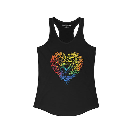 Heart Ornment - Women's Tank Top - Tank Top - The Lucky Wombat