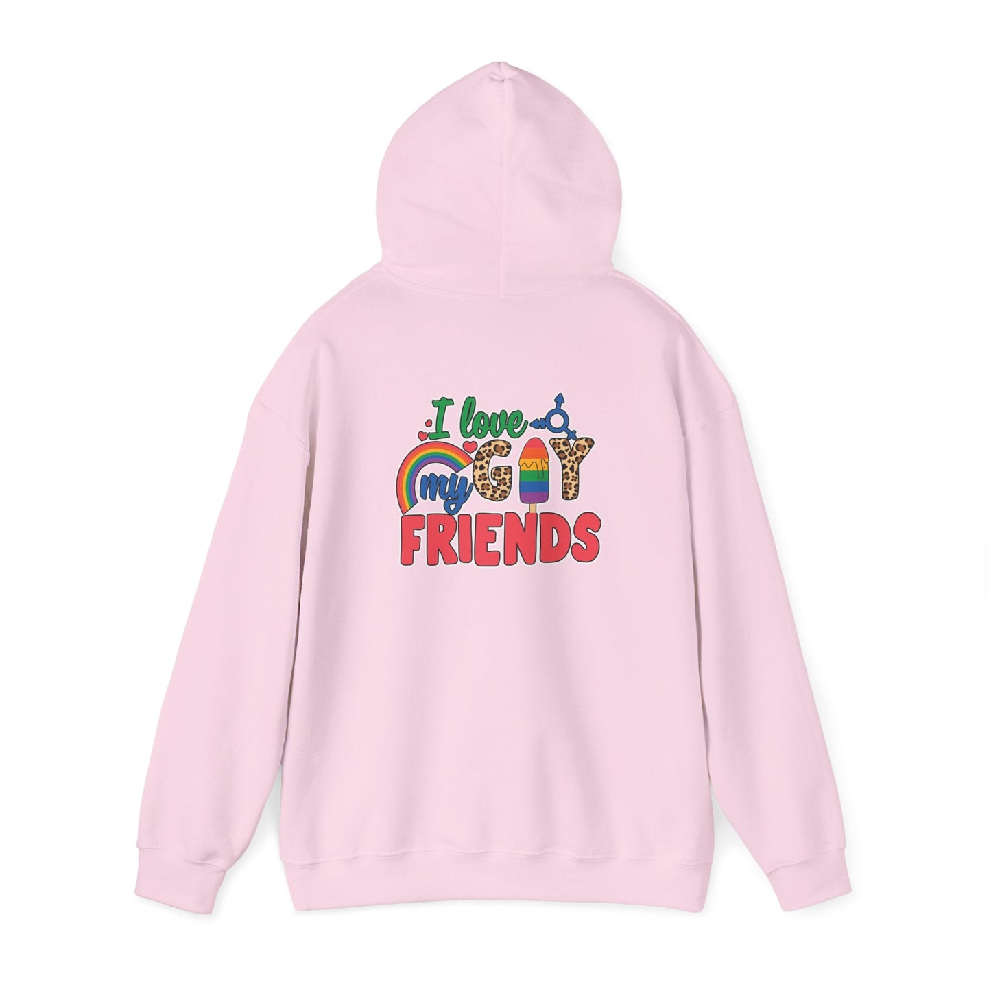 I Love My Gay Friends Hoodie - Hoodie - The Lucky Wombat