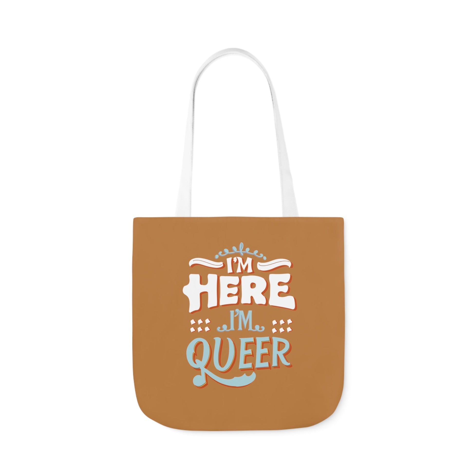 I'm Here , I'm Queer - Tote Bag - Accessories - The Lucky Wombat