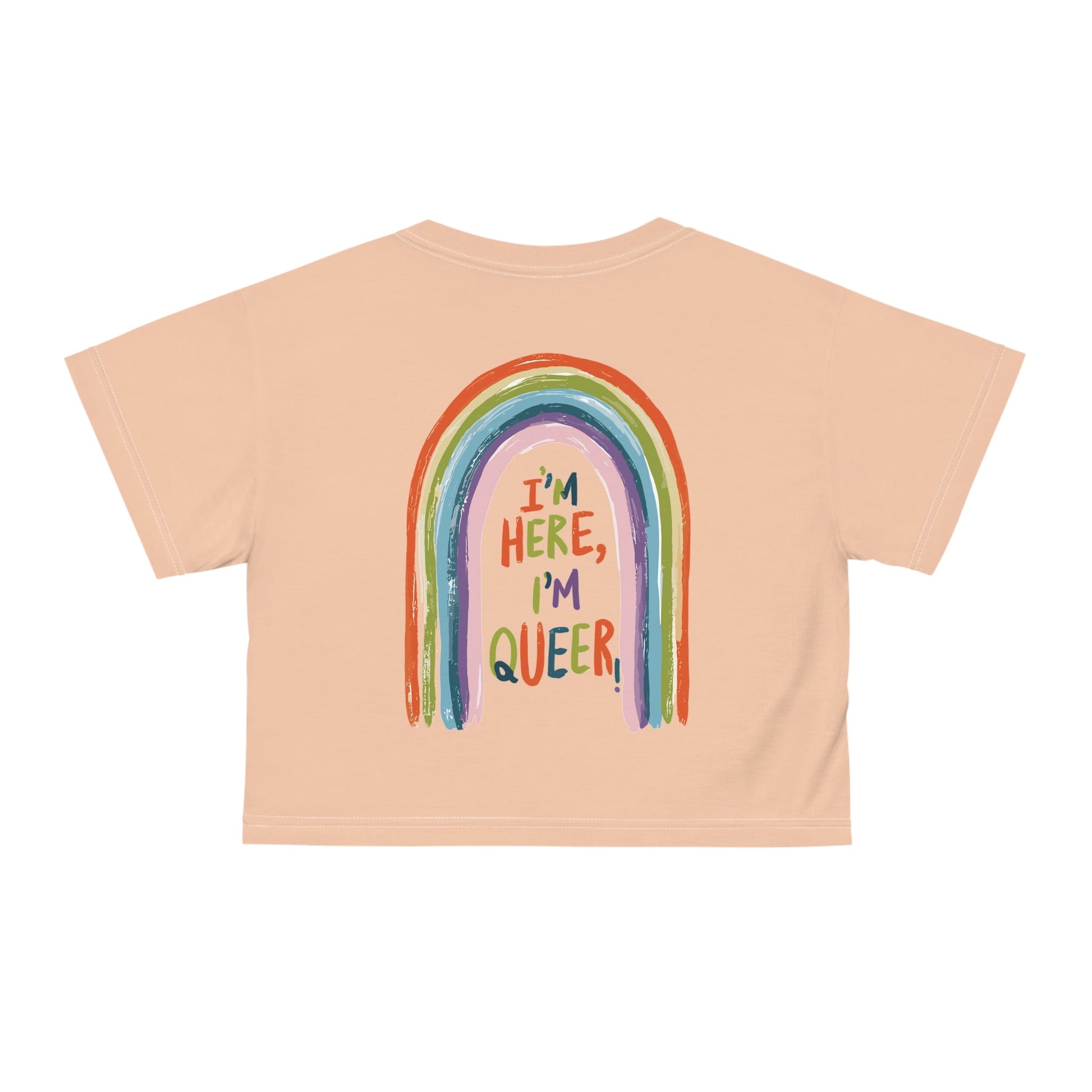 I'm Here,I'm Queer! - Crop Top - All Over Prints - The Lucky Wombat