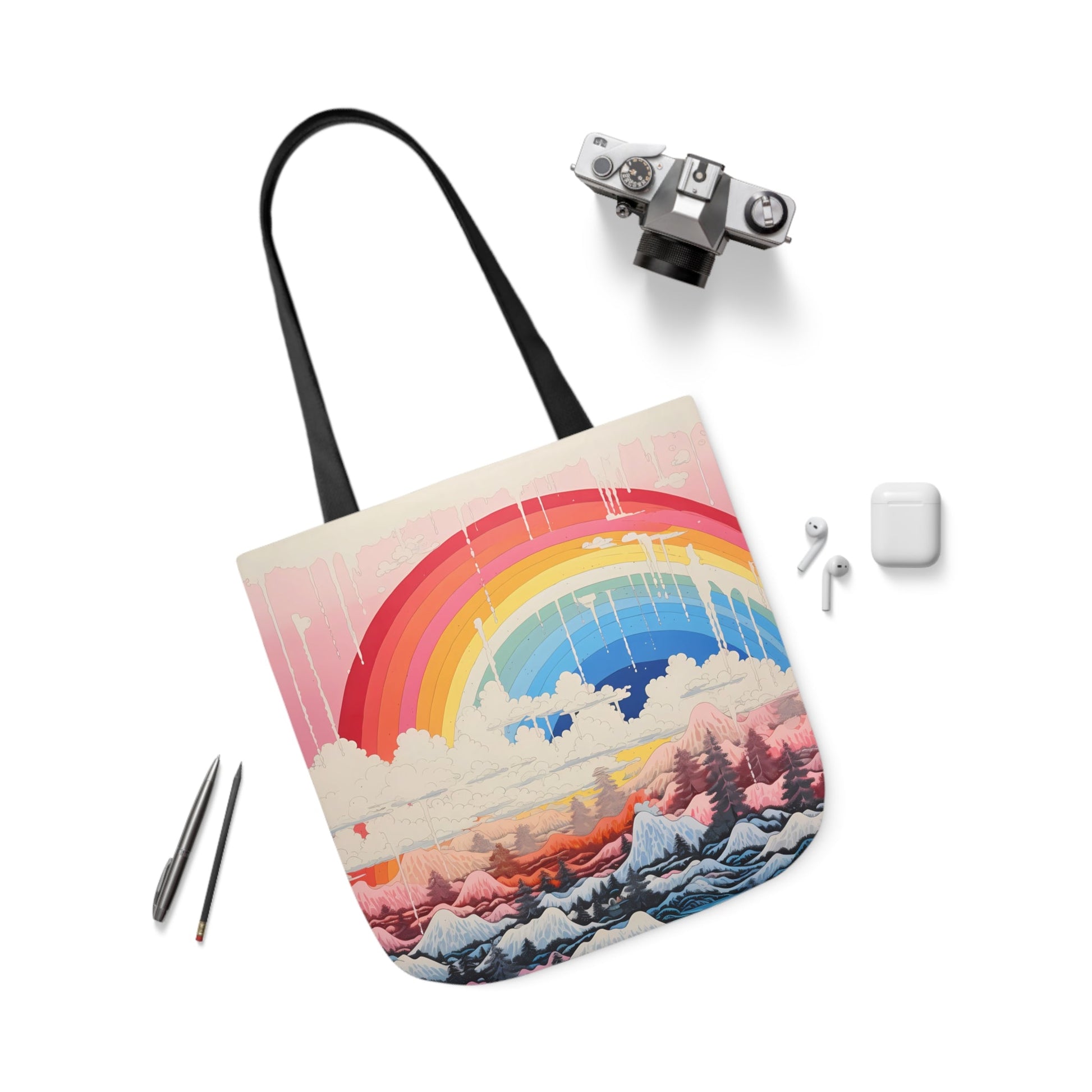 Japanese Rainbow Tote Bag - Accessories - The Lucky Wombat