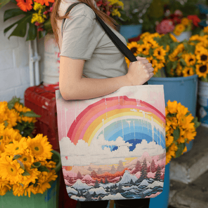 Japanese Rainbow Tote Bag - Accessories - The Lucky Wombat