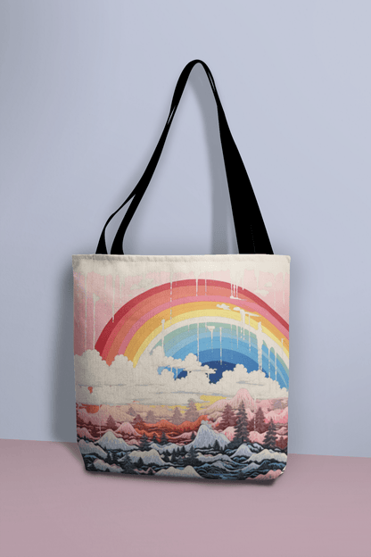 Japanese Rainbow Tote Bag - Accessories - The Lucky Wombat