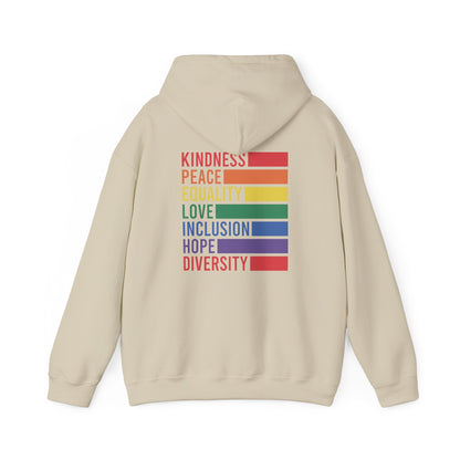 Kindness Peace Hoodie - Hoodie - The Lucky Wombat