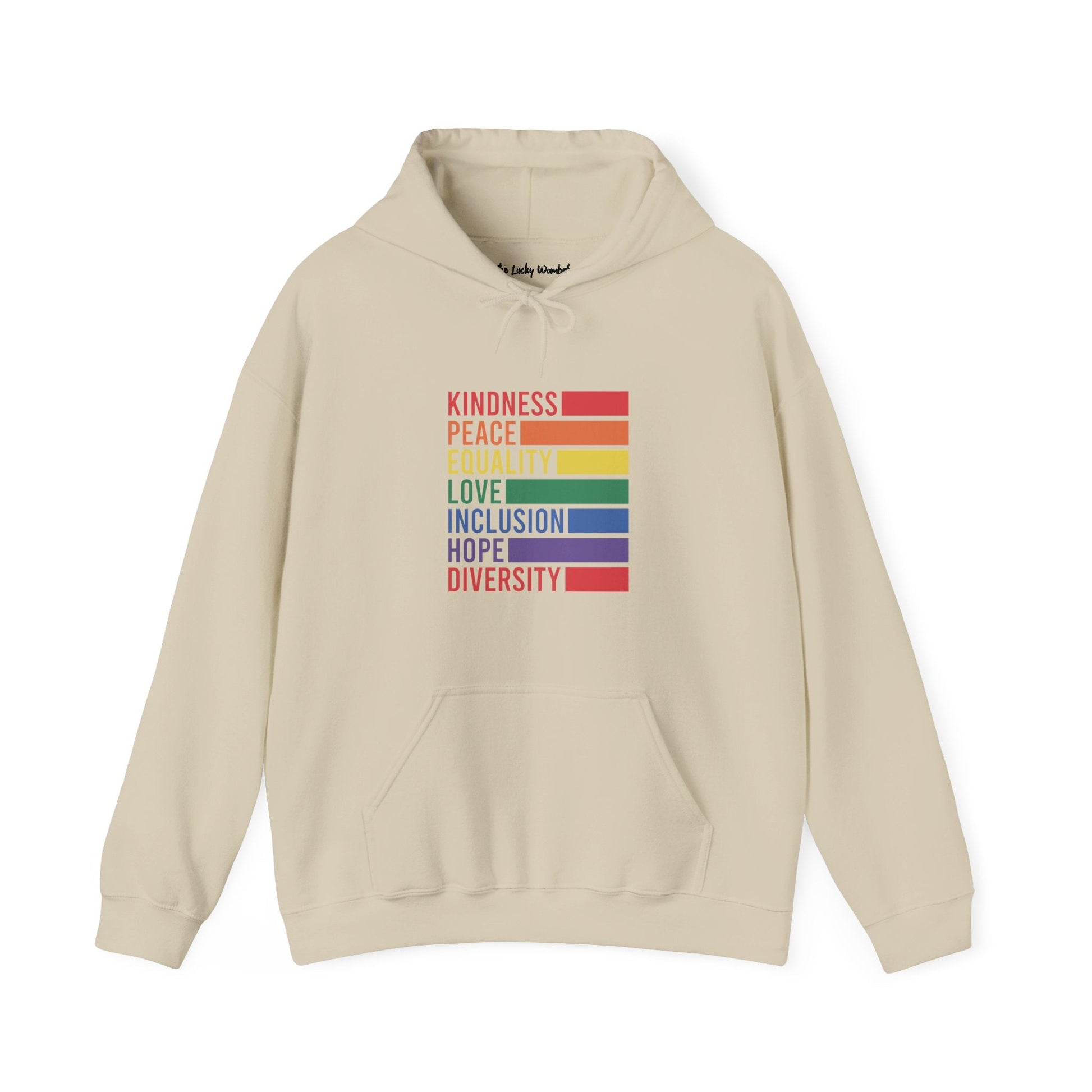 Kindness Peace Hoodie - Hoodie - The Lucky Wombat