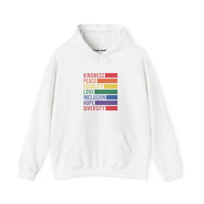 Kindness Peace Hoodie - Hoodie - The Lucky Wombat