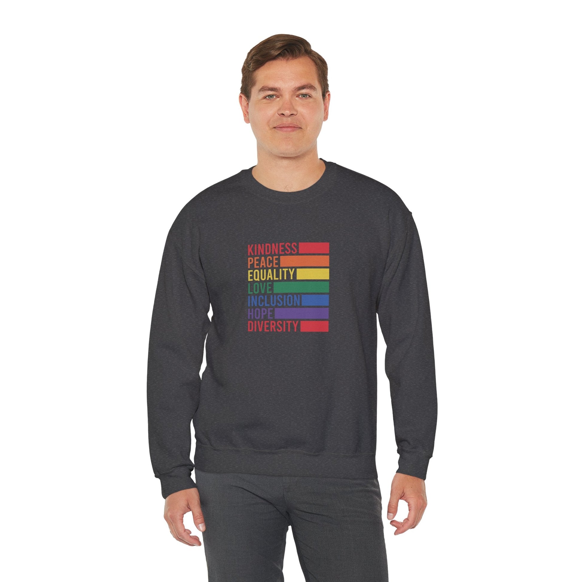 Kindness Peace Sweatshirt - Sweatshirt - The Lucky Wombat