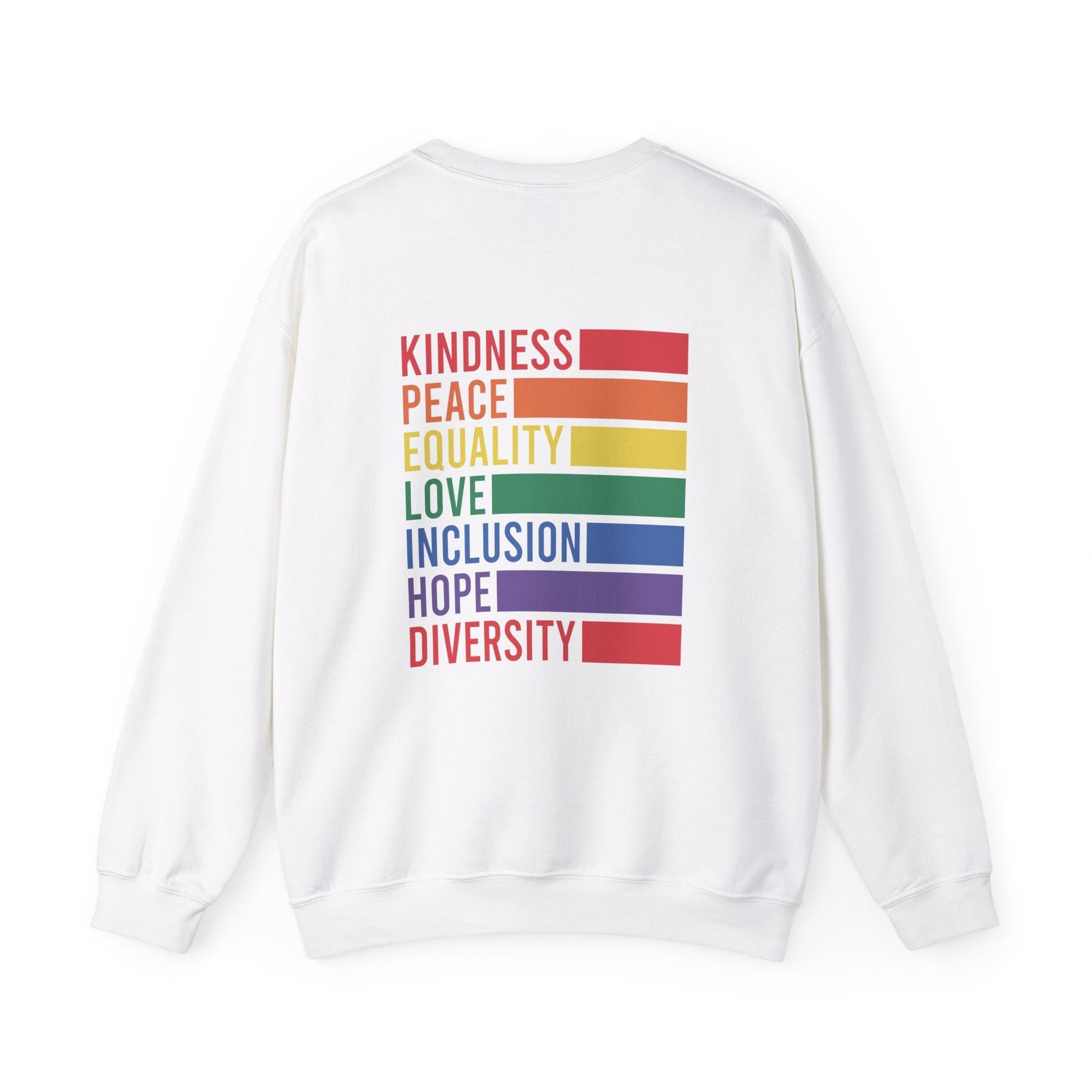 Kindness Peace Sweatshirt - Sweatshirt - The Lucky Wombat