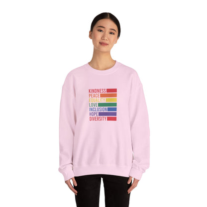 Kindness Peace Sweatshirt - Sweatshirt - The Lucky Wombat