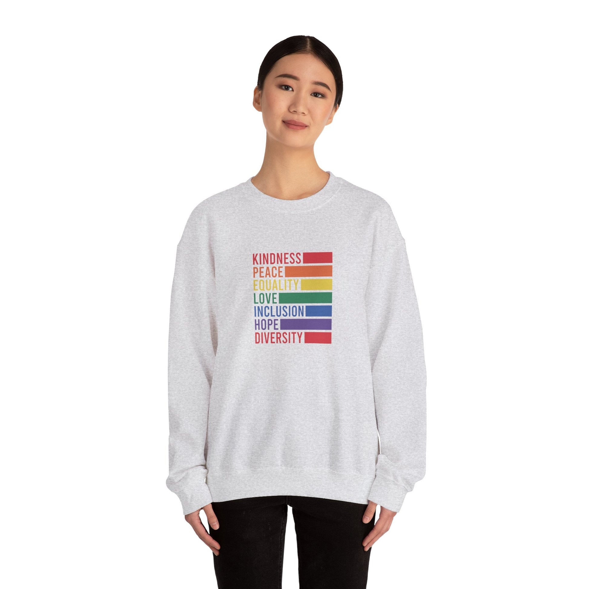 Kindness Peace Sweatshirt - Sweatshirt - The Lucky Wombat