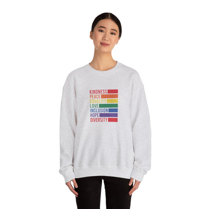 Kindness Peace Sweatshirt - Sweatshirt - The Lucky Wombat