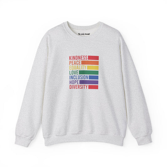 Kindness Peace Sweatshirt - Sweatshirt - The Lucky Wombat