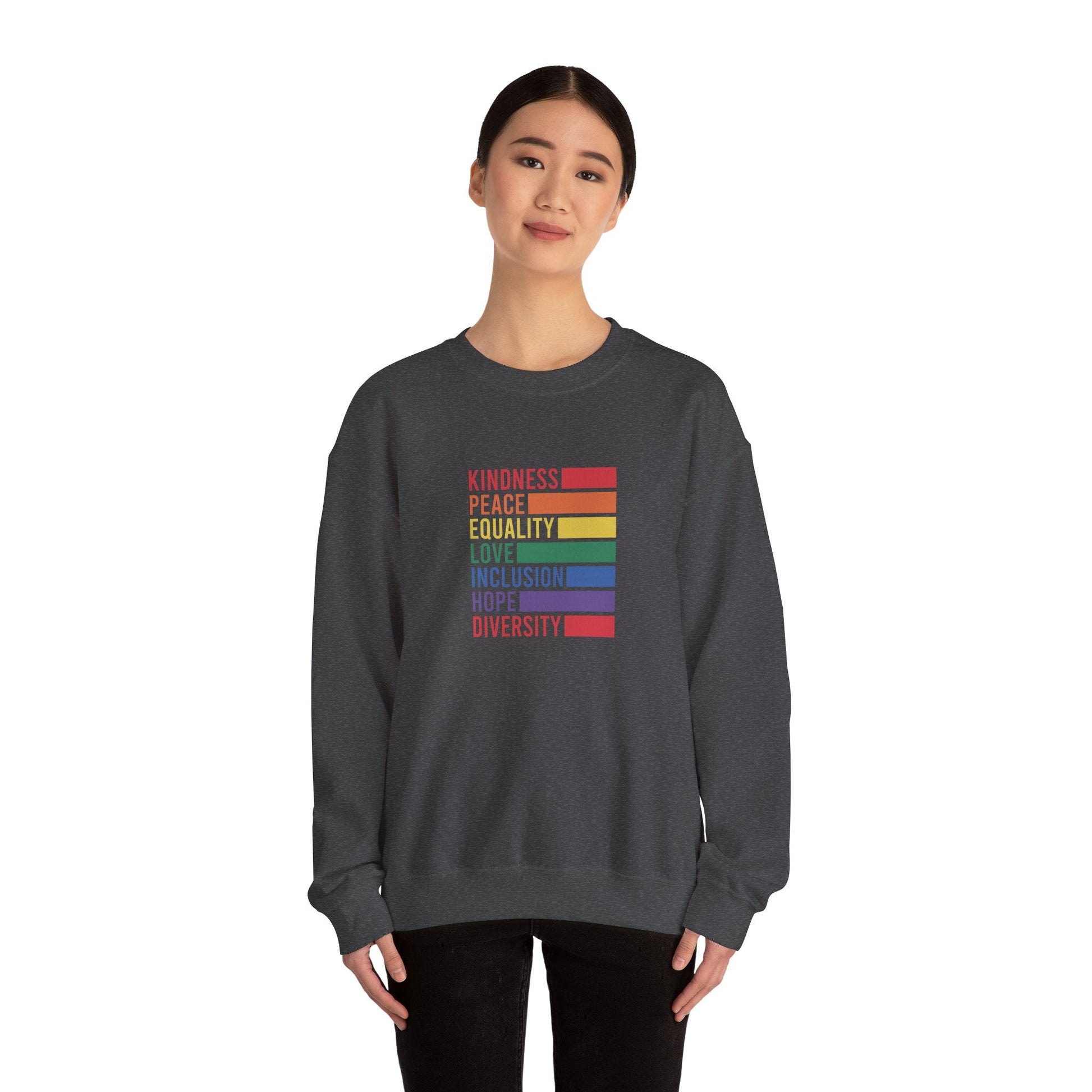 Kindness Peace Sweatshirt - Sweatshirt - The Lucky Wombat