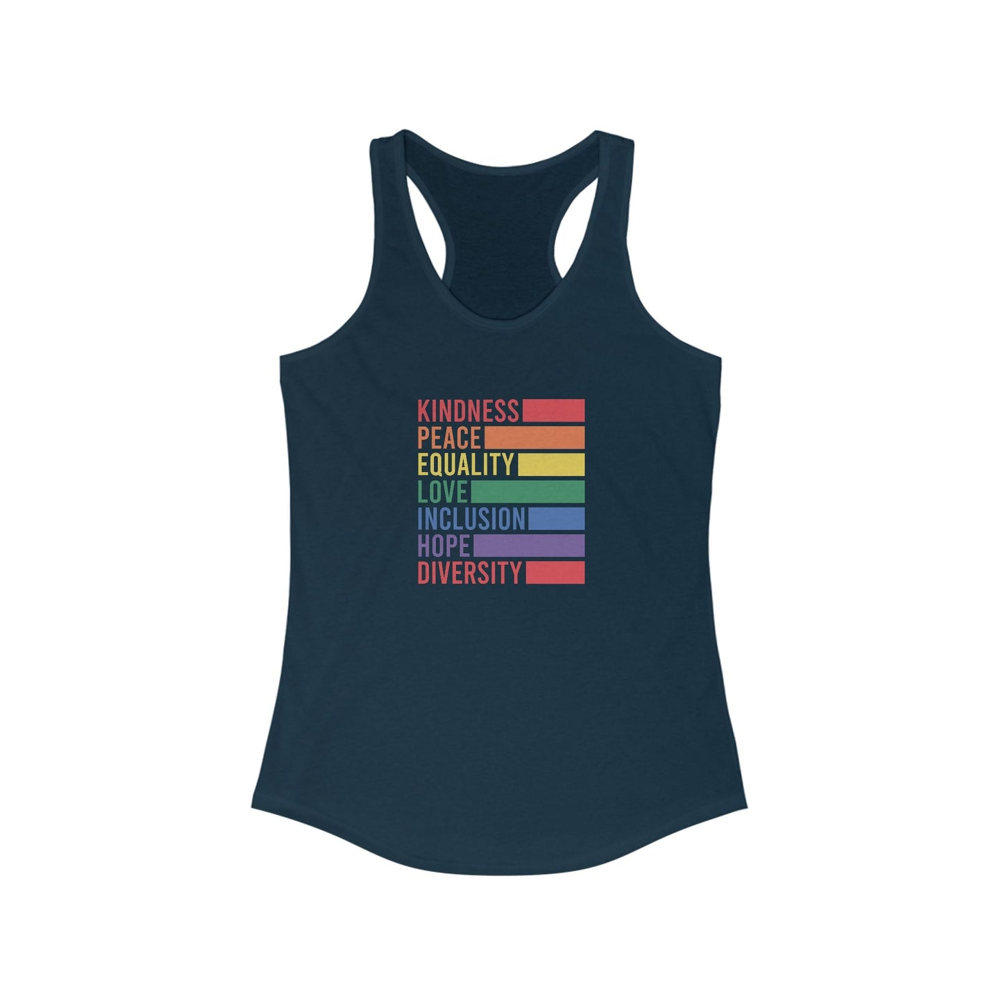 Kindness Peace Tank Top - Tank Top - The Lucky Wombat