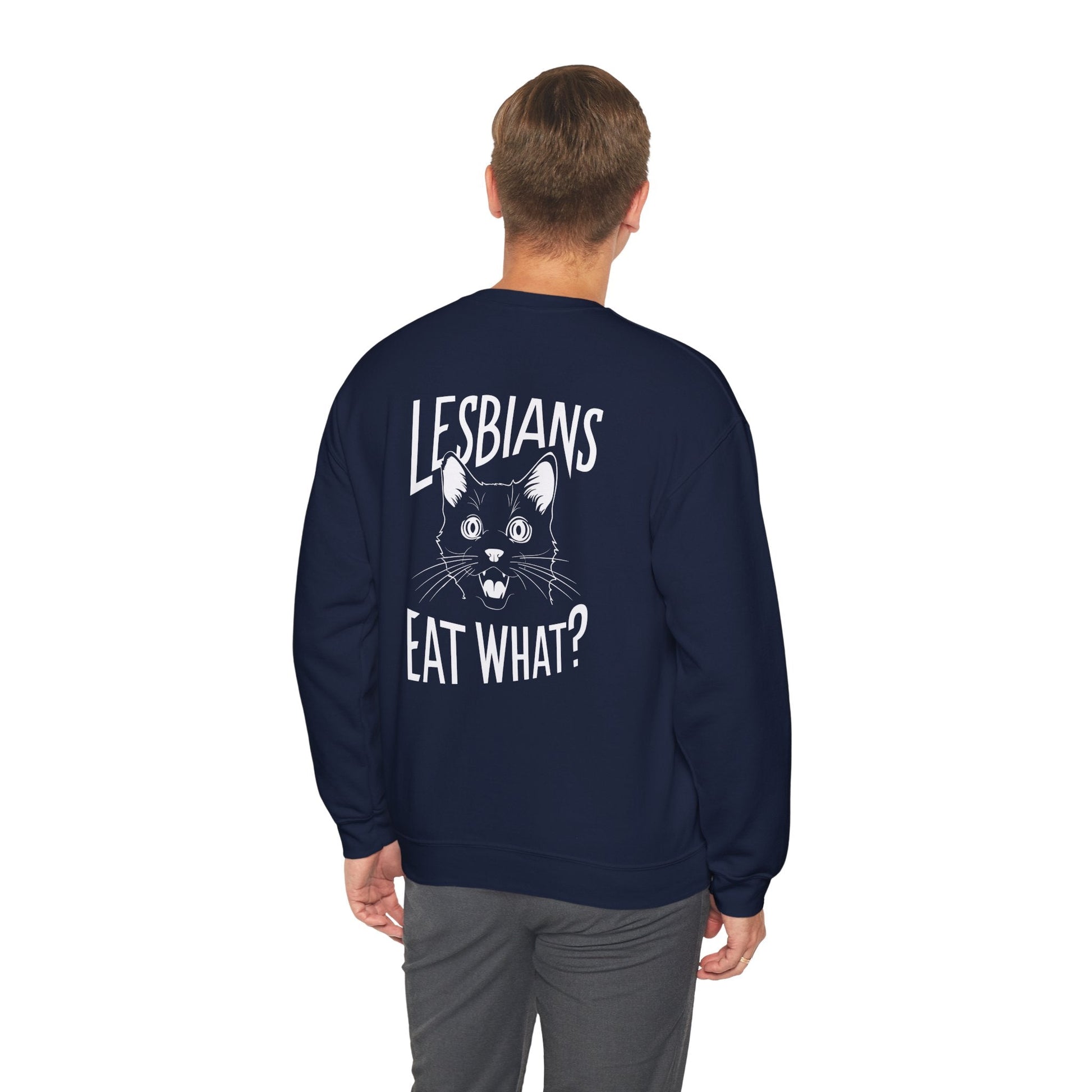 Lesbians Eat What LGBTQ Sweatshirt - Sweatshirt - The Lucky Wombat