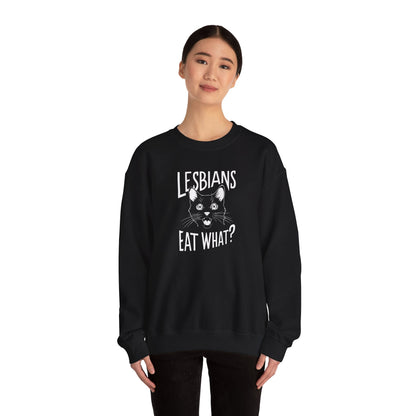 Lesbians Eat What LGBTQ Sweatshirt - Sweatshirt - The Lucky Wombat