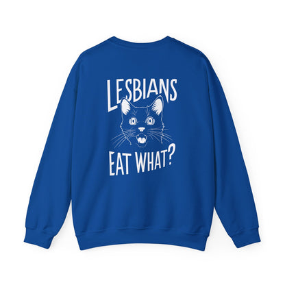 Lesbians Eat What LGBTQ Sweatshirt - Sweatshirt - The Lucky Wombat