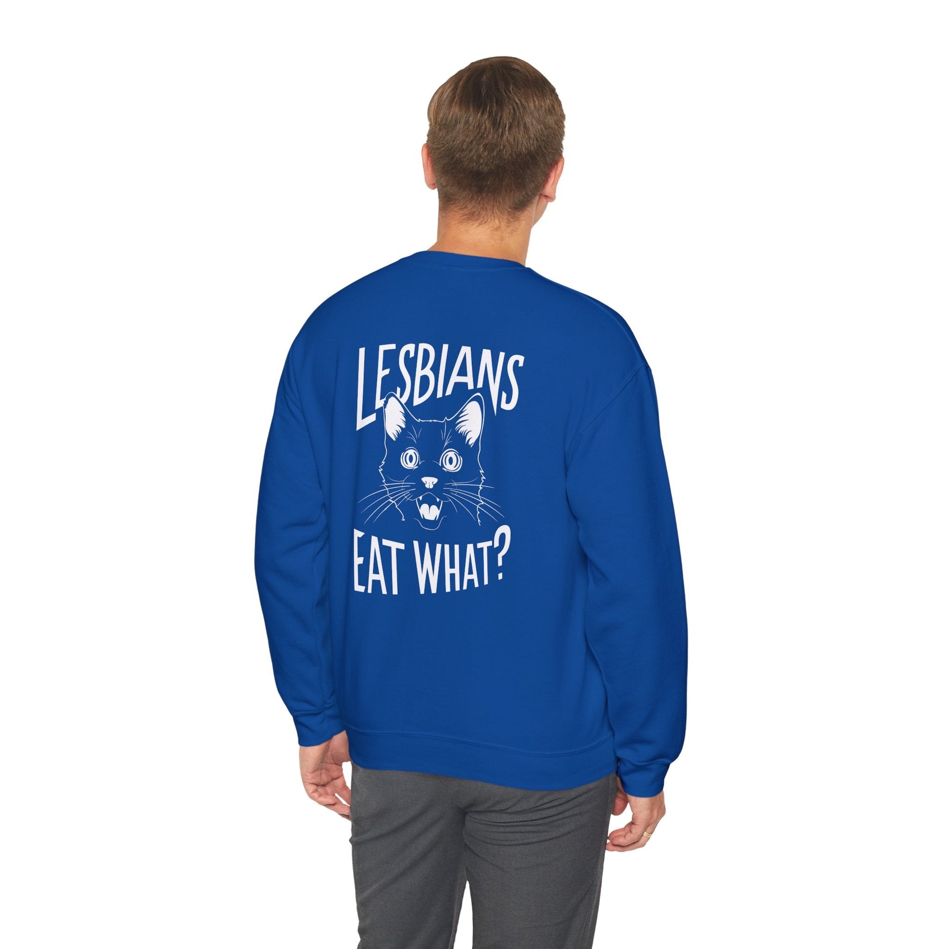 Lesbians Eat What LGBTQ Sweatshirt - Sweatshirt - The Lucky Wombat