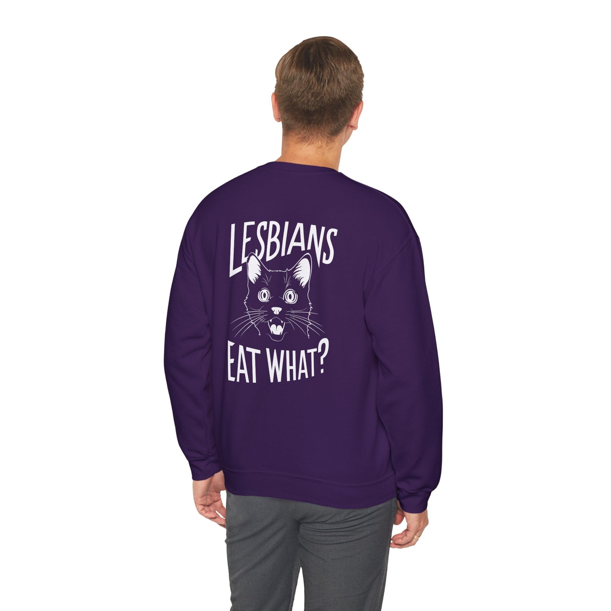 Lesbians Eat What LGBTQ Sweatshirt - Sweatshirt - The Lucky Wombat