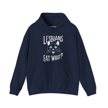 LGBTQ Hoodie - Lesbians Eat What - Hoodie - The Lucky Wombat