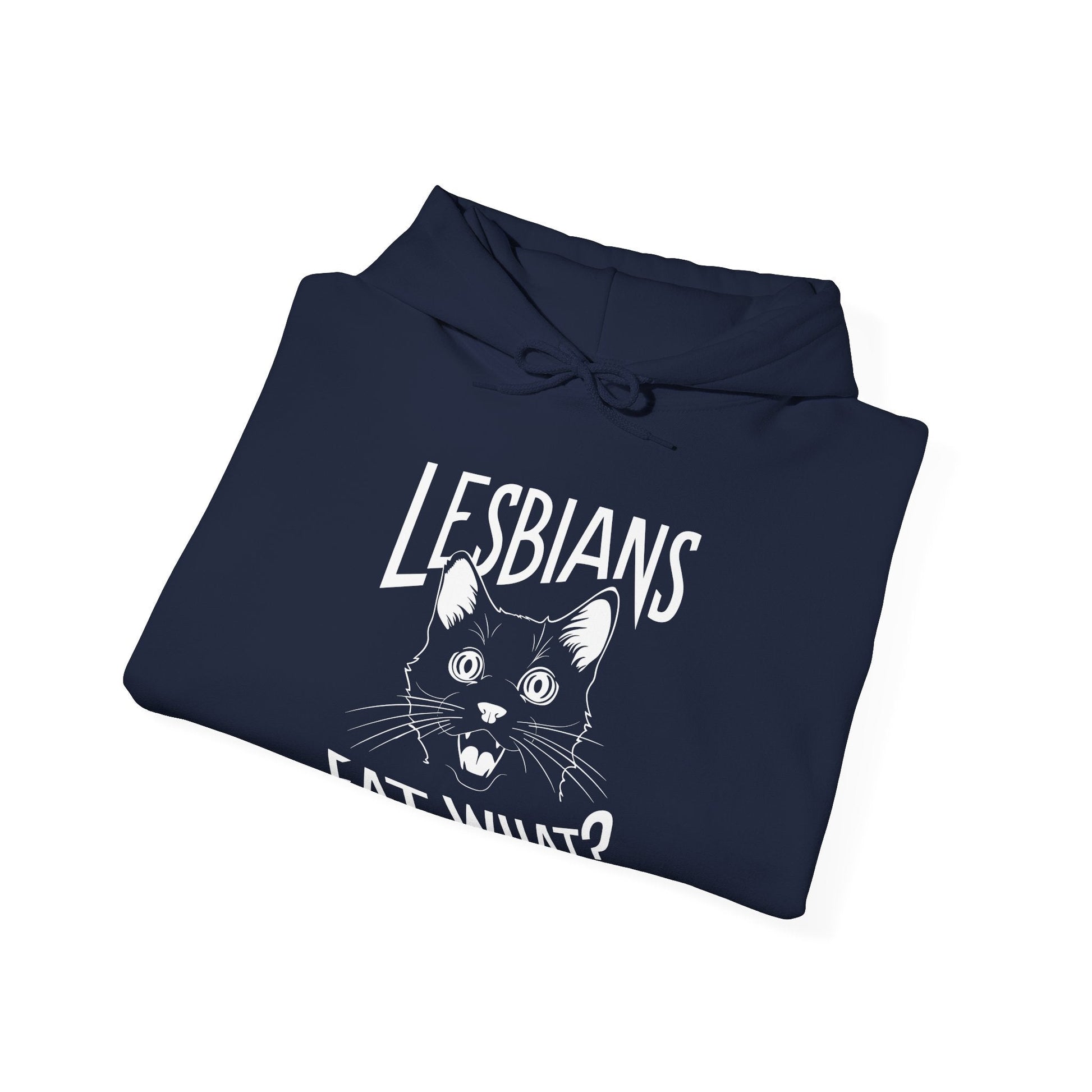 LGBTQ Hoodie - Lesbians Eat What - Hoodie - The Lucky Wombat