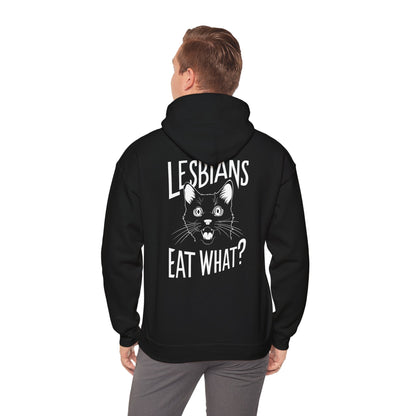 LGBTQ Hoodie - Lesbians Eat What - Hoodie - The Lucky Wombat